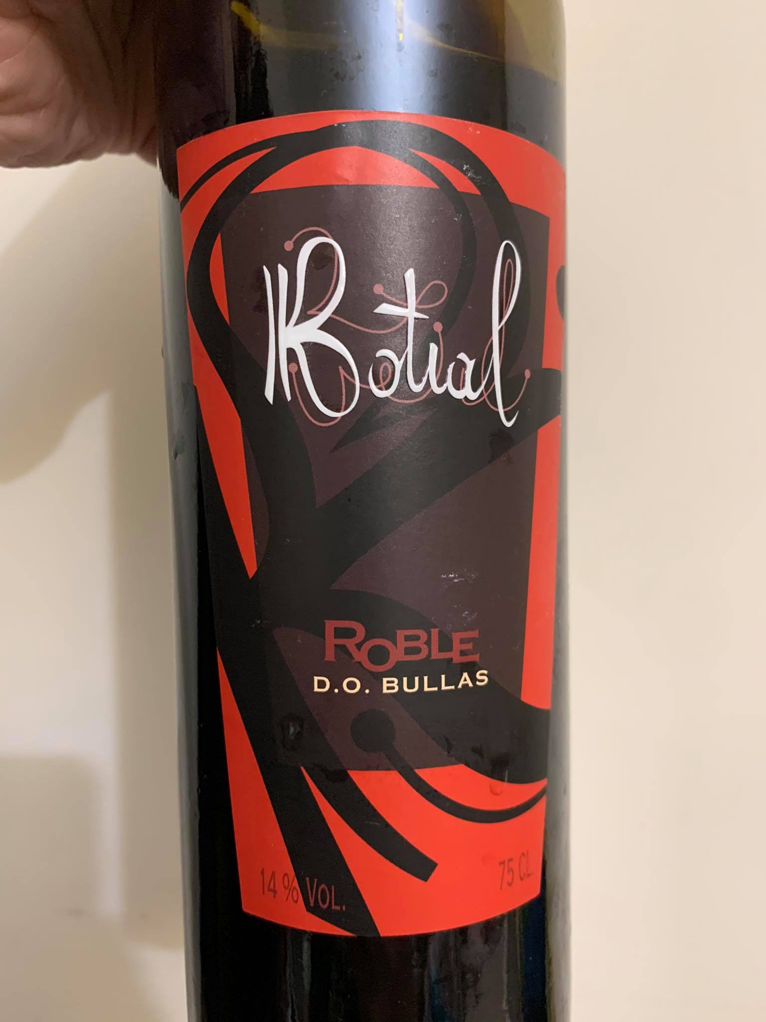 Spain Murcia Red Tercia Vina Botial