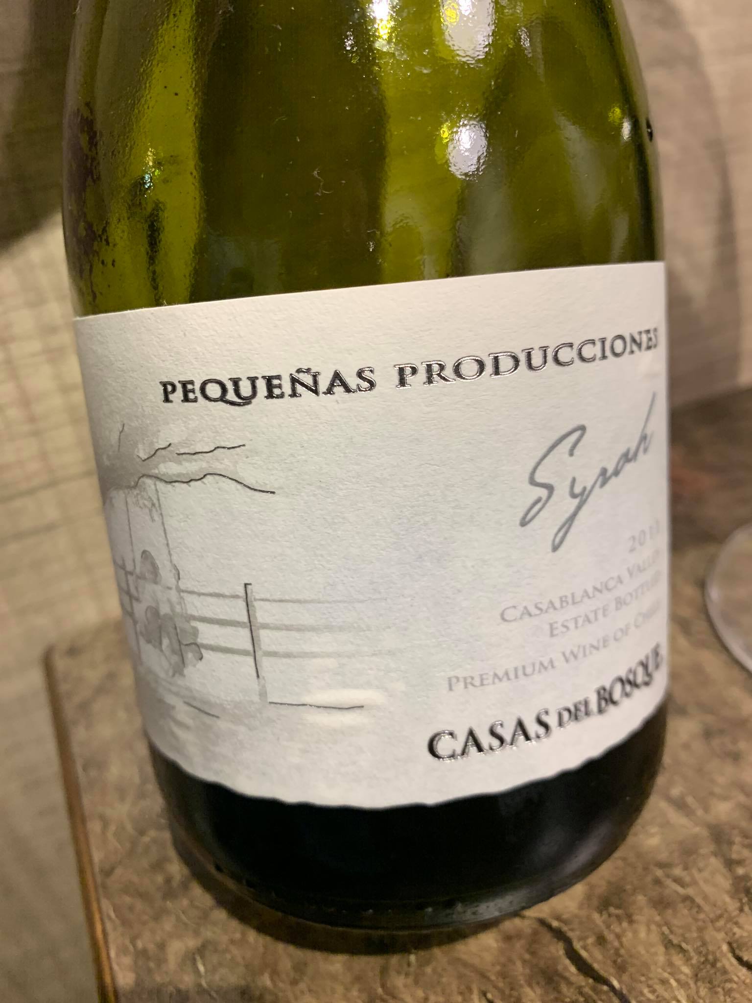 Pequenas producciones Syrah 2011