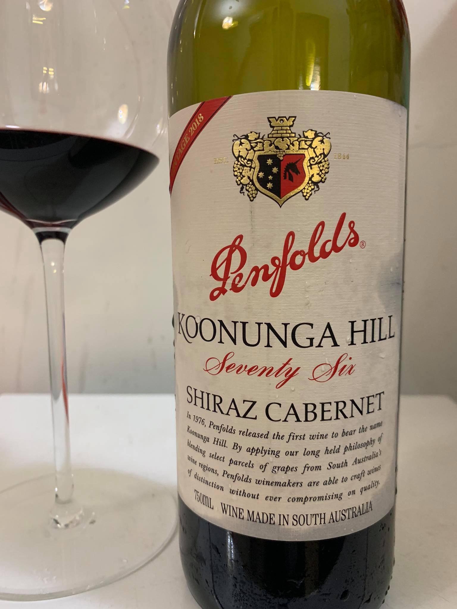 Koonunga Hill Seventy Six Shiraz Cabernet 1976