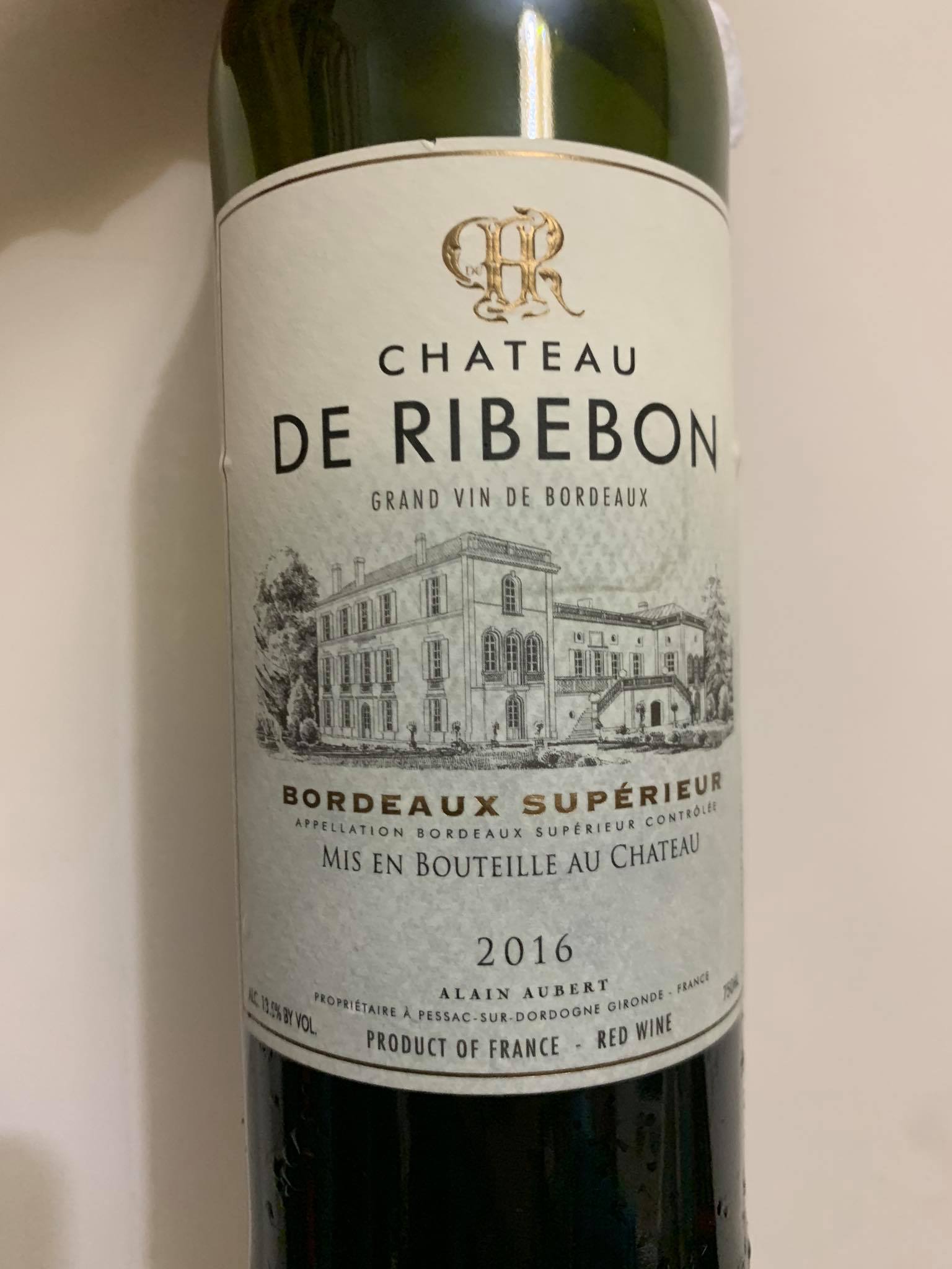 Chateau de Ribebon Bordeaux Supérieur