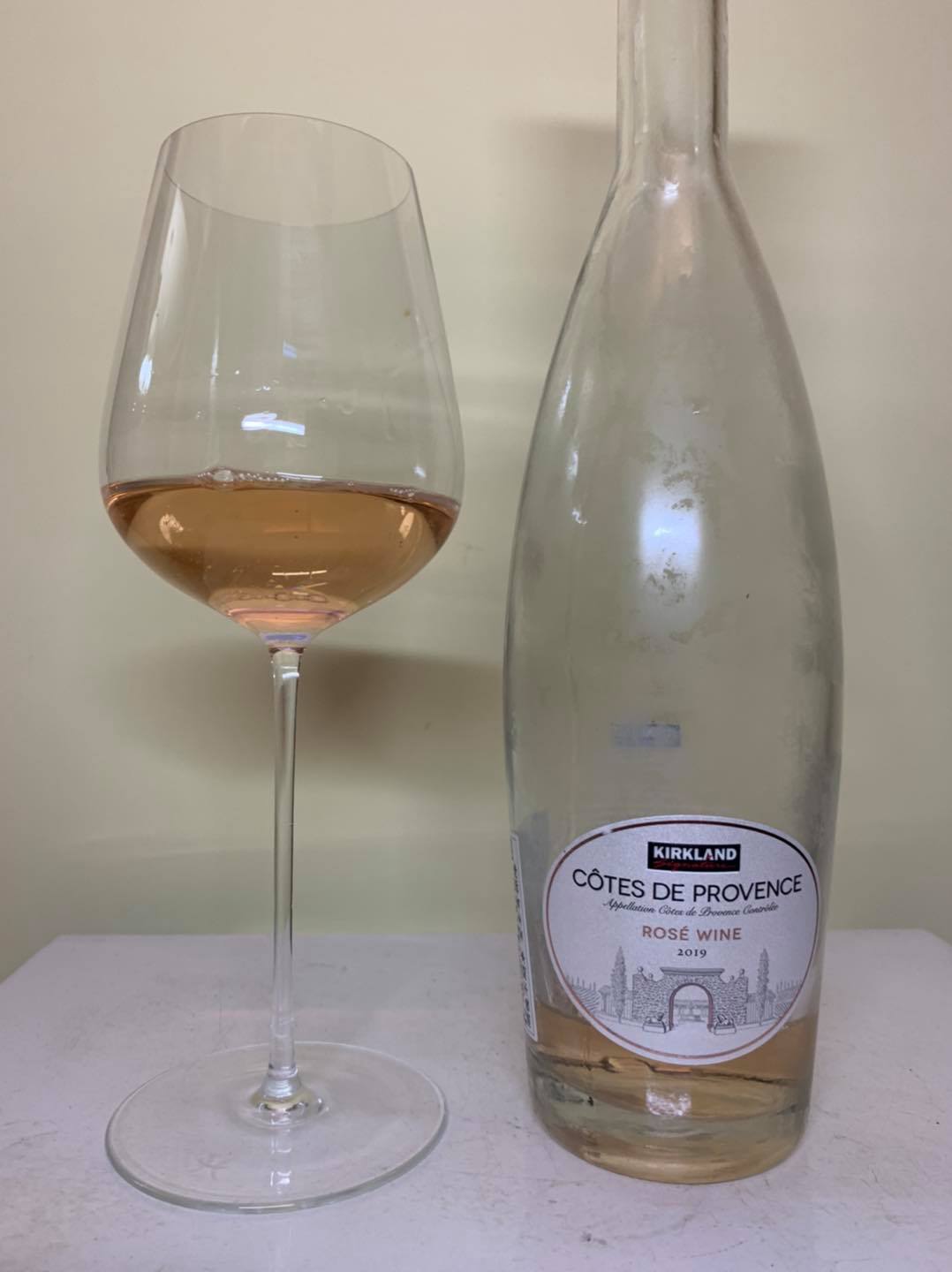 Kirkland Signature Cotes de Provence Rose wine