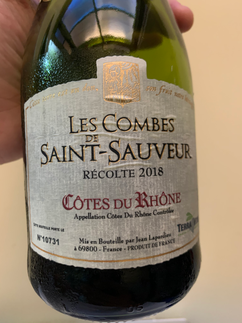 Les Combes de Saint Sauveur Cotes du Rhone Rouge