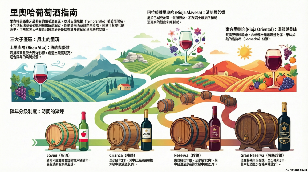 🍷 什麼是 Rioja？新手也能看懂的西班牙經典產區與葡萄酒分級