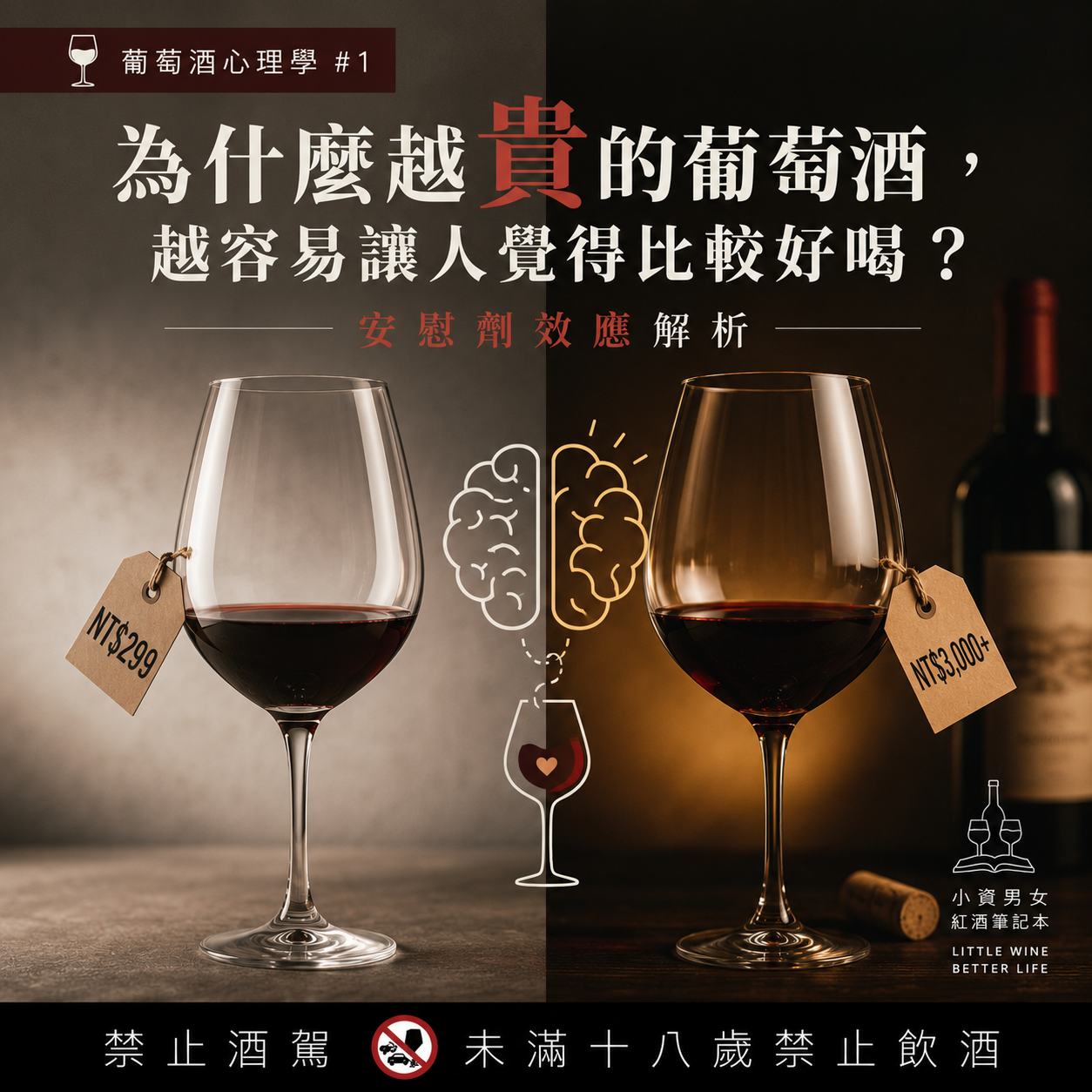 為什麼越貴的葡萄酒，越容易讓人覺得比較好喝？——安慰劑效應解析